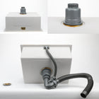 Gold Square Bowl Sink - Modura Sinks