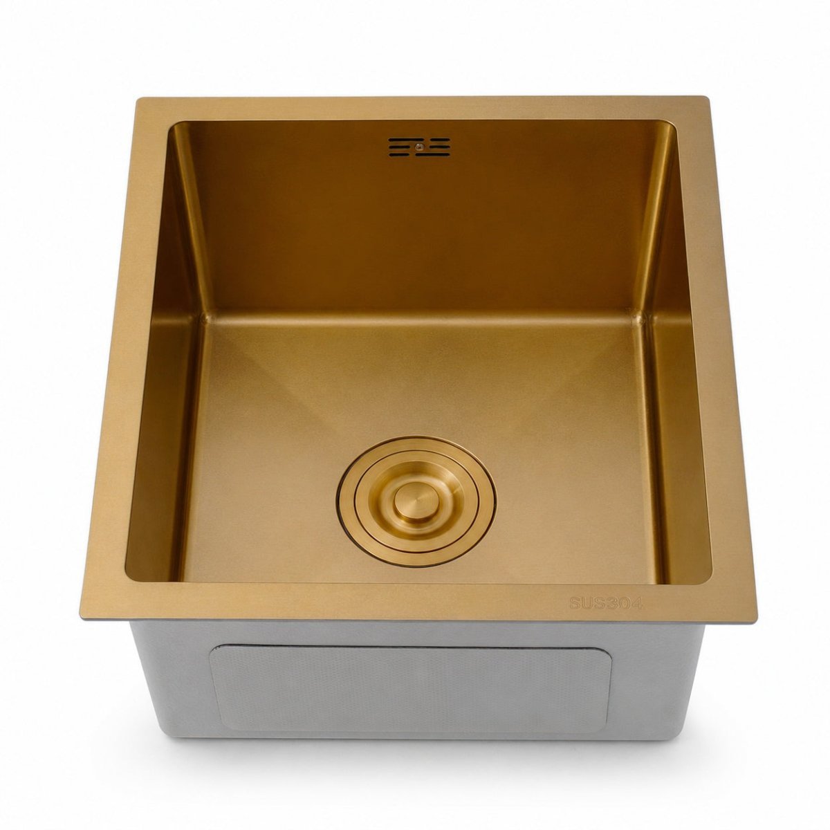 Gold Square Bowl Sink - Modura Sinks