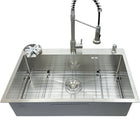 Kitchen Sink with Faucet & Glass Rinser - Modura Sinks