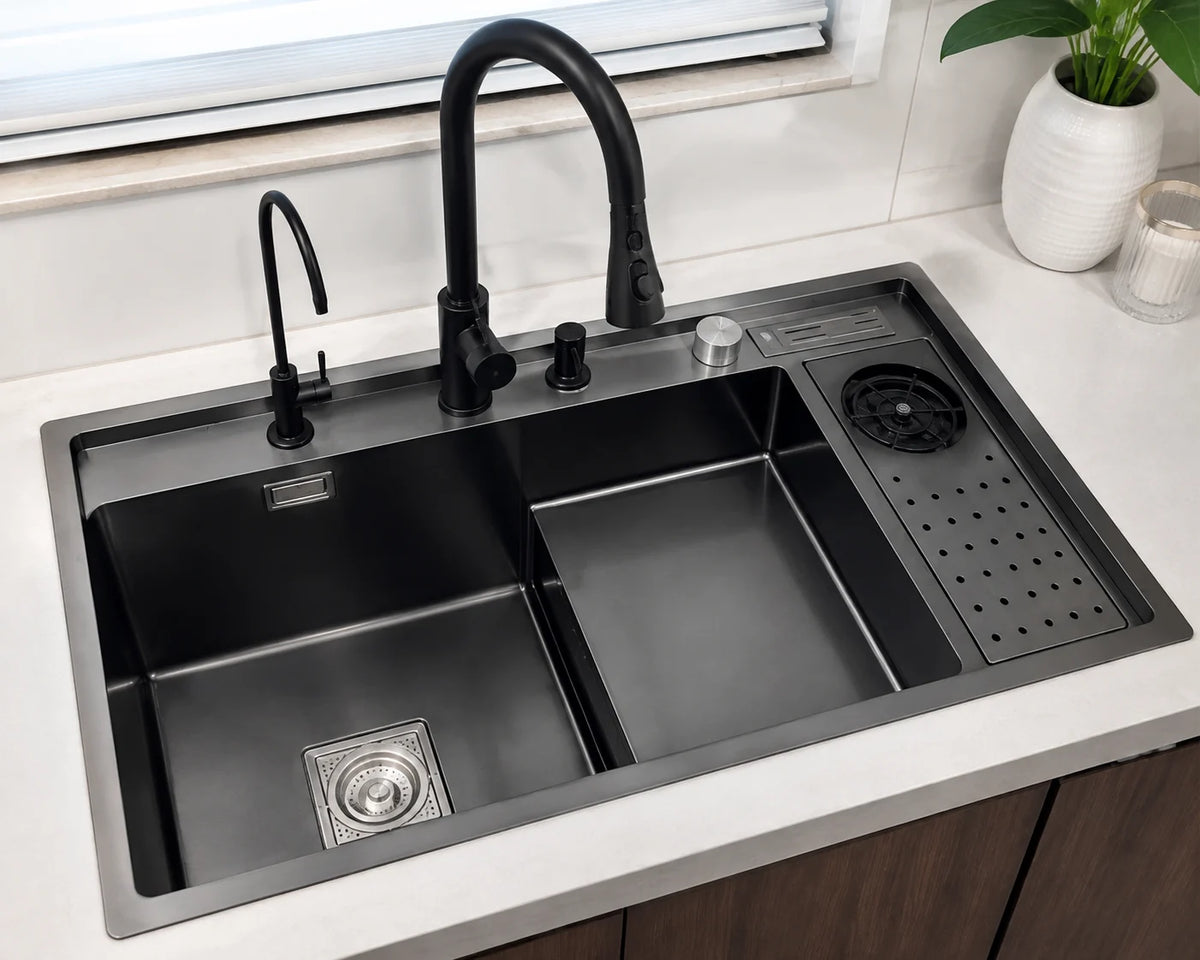 Black Stepped Sink, Kitchen