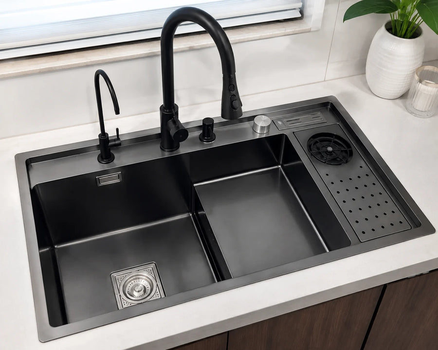 Black Stepped Sink, Kitchen
