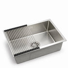 Rectangular Kitchen Sink 22 inch Silver - Modura Sinks