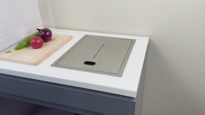Cover Plate Sink with Folding Faucet