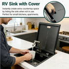 RV Kitchen Sink with Folding Faucet - Modura Sinks