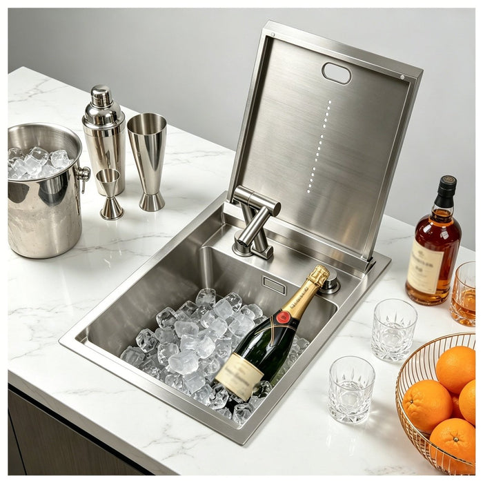 RV Kitchen Sink with Folding Faucet - Modura Sinks