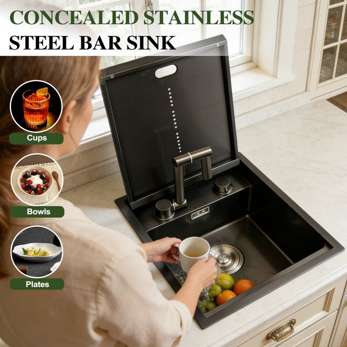 RV Kitchen Sink with Folding Faucet - Modura Sinks