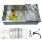 Silver Narrow Rim Kitchen Sink - Modura Sinks