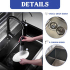 Silver Sink With Drying Rack - Modura Sinks