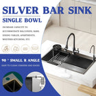 Silver Sink With Drying Rack - Modura Sinks