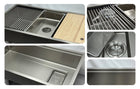 Silver Textured Stainless Steel Sink - Modura Sinks