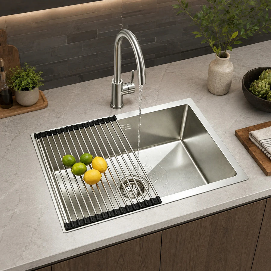 Rectangular Kitchen Sink Silver