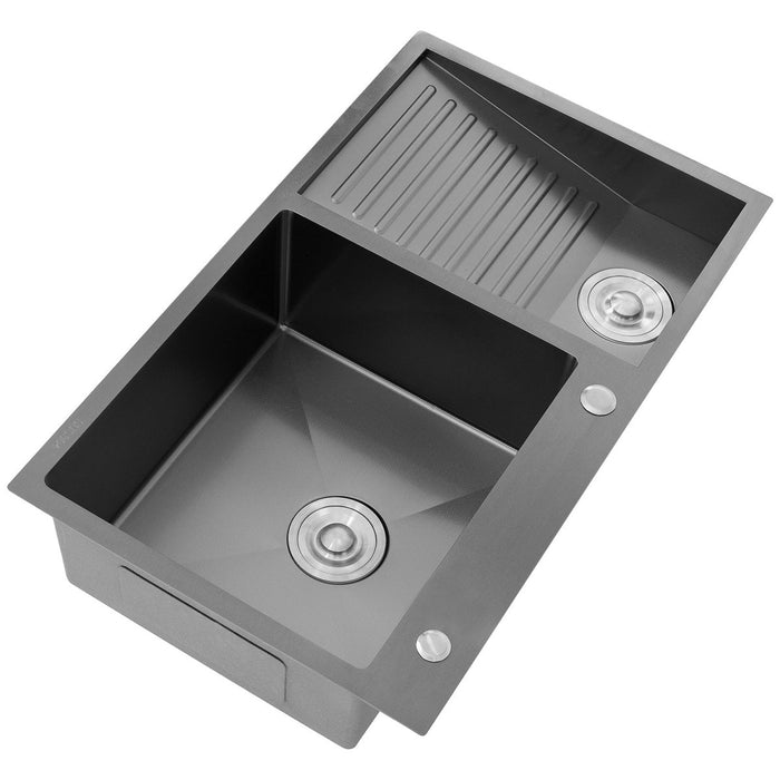 Washboard Laundry Utility Sink with Built-In Drainboard - Modura Sinks