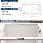 Workstation Kitchen Sink, Double Tier – Top Mount - Modura Sinks